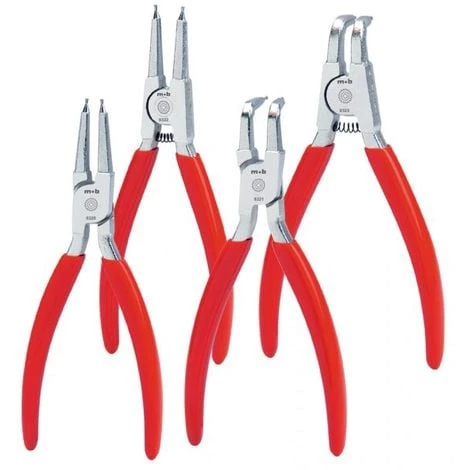 Jeu 4 Pinces Circlips MOB OUTILLAGE