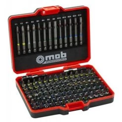MOB OUTILLAGE Coffret De 111 Embouts De Vissage + 2 Porte-embouts
