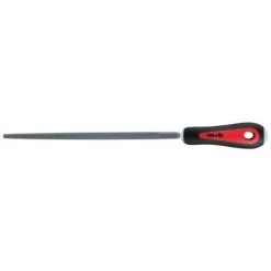 MOB OUTILLAGE Limes Carrées Manche Bi-matière 913 - L200x8mm - Taille Mi-douce