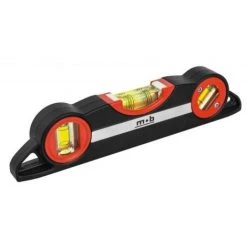 MOB OUTILLAGE Niveau Magnétique Avec Fioles Rotatives 23 Cm