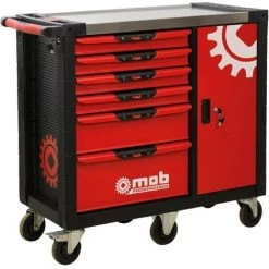 MOB OUTILLAGE MOB - Servante XLINER Avec Armoire Et 6 Tiroirs - Garnie Ou Vide - Usage Professionnel | Version Sans Outil