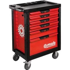 MOB OUTILLAGE MOB - Servante PROLINER 6 Tiroirs - Garnie Ou Non - à Usage Professionnel | Version Sans Outil