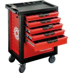 MOB OUTILLAGE MOB - Servante PROLINER 6 Tiroirs - Garnie Ou Non - à Usage Professionnel | Avec 156 Outils