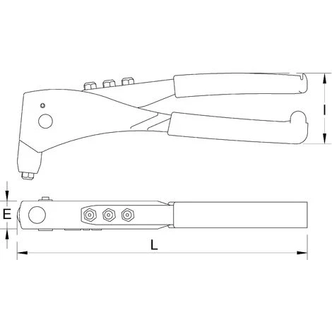 MOB OUTILLAGE MOB - Coffret Pince à Riveter + 500 Rivets - Réf: 9350005001 â Image 3