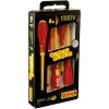 MOB OUTILLAGE MOB - Jeu De 6 Tournevis Isoles 1000v FENTE + POZIDRIV - Réf: 9129500201