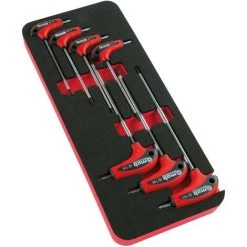 MOB OUTILLAGE MOB - Module Housse 7 Clés Males En T TORX - Réf : 9821007001