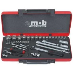 MOB OUTILLAGE MOB - Coffret Douilles Mixtes 1/4-1/2 52 Pièces