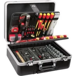 MOB OUTILLAGE MOB - Valise Trolley Intégré Abs Noir 128 Pièces Vde