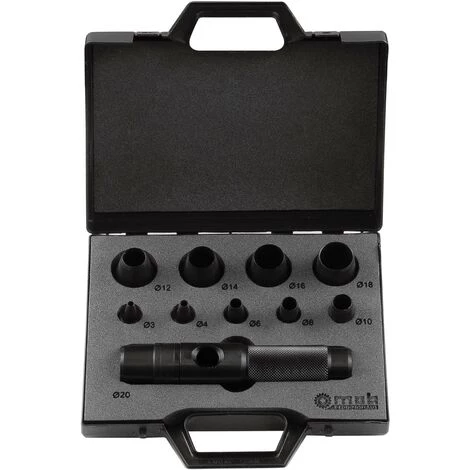 MOB OUTILLAGE MOB - Coffret Découpoirs ø 2 à 19 Mm (impair)