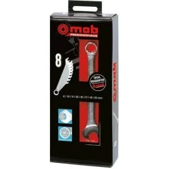 MOB OUTILLAGE MOB - Jeu De Clés Mixtes En Coffret Carton | 8 Pcs - 8-10-11-13-16-17-18-19