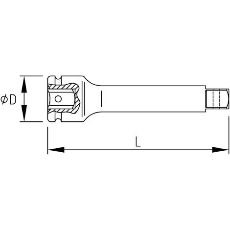 MOB OUTILLAGE MOB - Rallonge Impact 1/2'' | 250 – Image 3