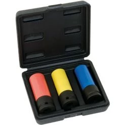 MOB OUTILLAGE MOB - Coffret 3 Douilles Longues Impact Gainees 17/19/21