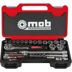 MOB OUTILLAGE MOB - Box Medium Mousse Mixte 1/4+1/2 Poire/pouce