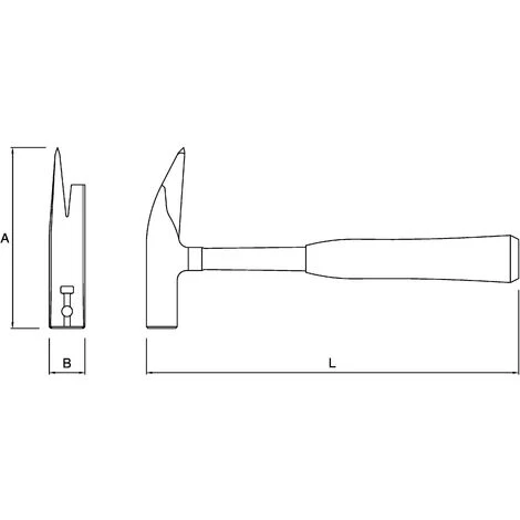 MOB OUTILLAGE MOB - Marteau Charpentier Standard Tête Aimant – Image 3