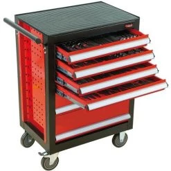 MOB OUTILLAGE MOB - Servante BASELINER 6 Tiroirs Garnie 57 Pièces