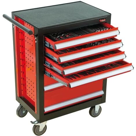 MOB OUTILLAGE MOB - Servante BASELINER 6 Tiroirs Garnie 57 Pièces