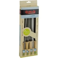 MOB OUTILLAGE MOB - Jeu De 4 Limes Manche En Bois