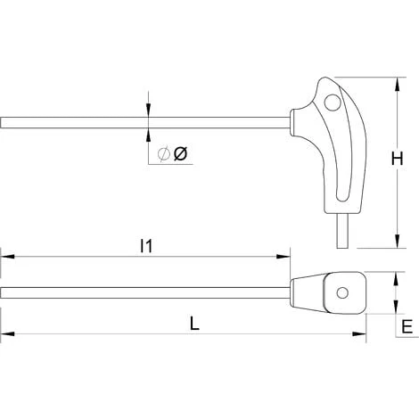 MOB OUTILLAGE MOB - Clés Mâles En T 6 Pans | 2.5 – Image 2
