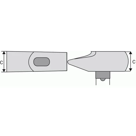 MOB OUTILLAGE Marteaux Rivoirs De Mécanicien Manche Hickory - Tête 30mm – Image 2