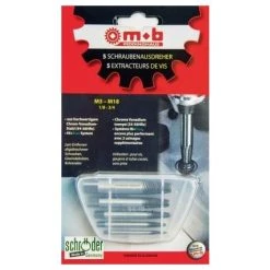 MOB OUTILLAGE Exctracteurs De Vis Cassées M4 à M18 MOB