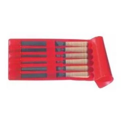 Jeu De 6 Limes émmanchées Mob Outillage - Manches En Bois