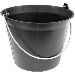 MOB OUTILLAGE Seau Plastique Noir 11 L MOB GROUPE - 341000