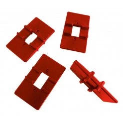 MOB OUTILLAGE Kit 4 Cales Réversibles Pose-lame 4 à 6 Mm