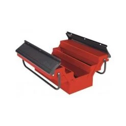 Boîte à Outils Métal 530x200x200mm Bicolore Mob Outillage